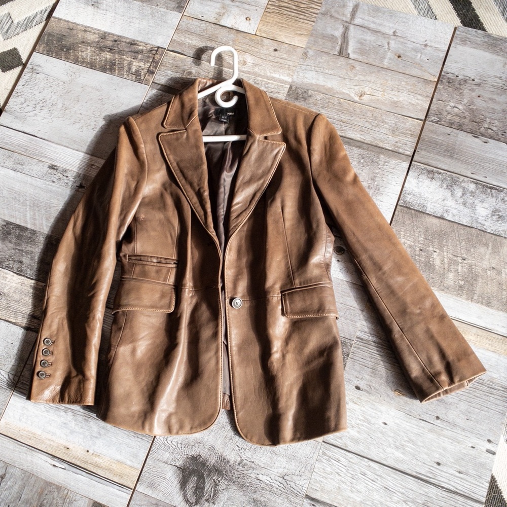 H&M faux leather jacket
